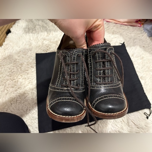 Dolce&Gabbana Brown Patent Leather Lace Up Loafer
Pumps chunky heels retro - Picture 8 of 16